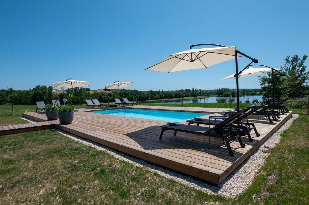 La Villa Face Au Lac Saramon エクステリア 写真